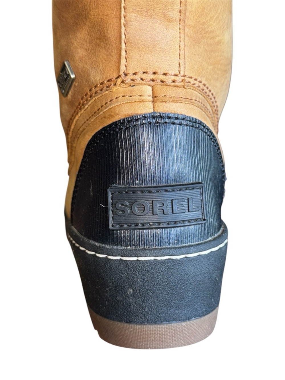 SOREL Whistler Tall Snow Boots Camel Brown Size 7.5 EUC - Picture 6 of 12